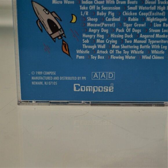 More Hollywood Sound Effects Various Artists Audio CD Vintage 1989 Compose Recor - Picture 4 of 6